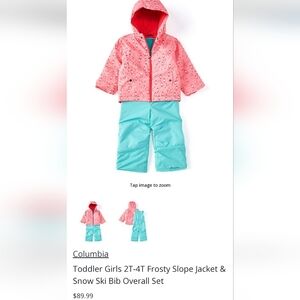 Columbia Snow Ski Bib and Jacket